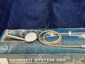 27867en1 Grohe Hand Shower Hose Only 2.5 Gpm Retro-fit 260 Brushed Nickel New