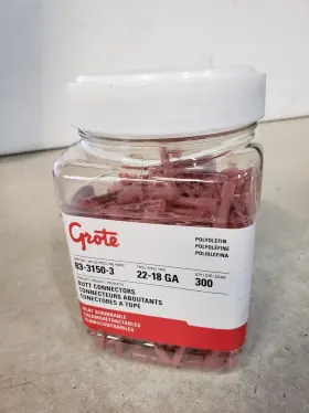 83-3150-3 Grote 8331503 Hs Butt Poly 22 18 Ga Jar Approx 250