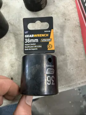 84544n Gw Gearwrench 1/2 Inch Drive 6 Point Standard Impact Metric Socket 36mm