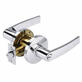 Hager Hinge 3580-26-aug 3580 Aug Storeroom Lever Lock 3580-26 Co Hgr Bright Chrome Us26