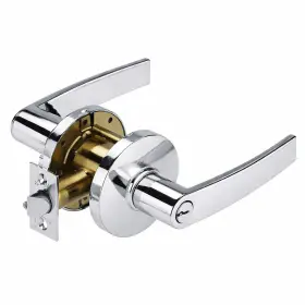 3580-26-aug Hager Hinge 3580 Aug Storeroom Lever Lock 3580-26 Co Hgr Bright Chrome Us26