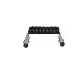 Be27029 Haldex Coiled Cable 12 Ft. Black Standard Duty Power Coil With