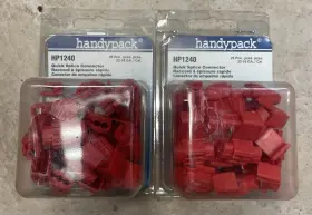 Hp1240 Handy Pack Lot Of 50 2x25 Wire Terminal Clip Hp1240. Free Shipping