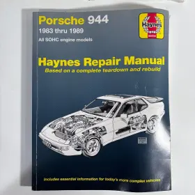 Haynes 097512587211 Porsche 944 Repair Manual 1983 - 1989 Used
