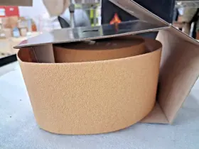 20080 High Teck Gold Psa Sandpaper Roll - 2.75ftft X 20 Yards P80 Grit Body Repair