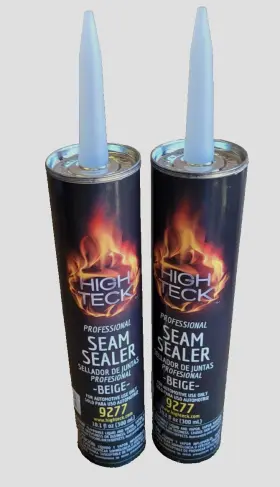 9277 High Teck Beige Seam Sealer Auto Body Professional Automotive Grade 2 Tubes