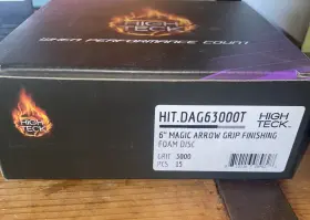Dag63000t High Teck 6 Inch Magic Arrow Grip Finish Foam Disc - Grit 3000 Pcs 15