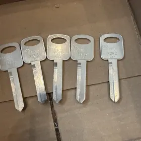 83688 Hillman Lot Of 5 Cole H-57 Ford Key Blank H57