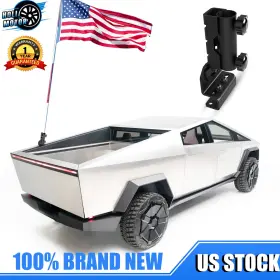 Nct01p101 Holi Motor Flag Pole Holder Kit For 2024-2025 Tesla Cybertruck Mount