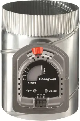 Ard6tz Honeywell Home Round Automatic Zone Damper 6 Inch