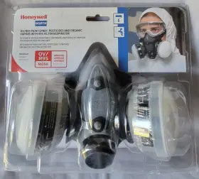 Rap-74027 Honeywell North R95 Respirator Size Medium Painting Pesticides Vapors
