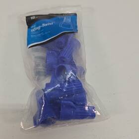 Ideal 773311 Wire Connectors Wing Twist Blu 10pk