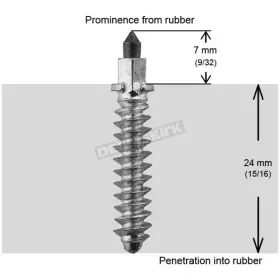 Ss-32250r Igrip 1 1/4 Inch - 32mm Shoulder Screw Studs