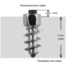 St-1124 Igrip 11mm Standard Screw Studs -