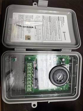 Intermatic Gm40av-q Timer 40a 120-277v Dpdt Auto-voltage With Type 3r Plastic Encl