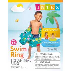 Intex 58221ep Big Animal Inflatable Swim Ring - Each Styles May Vary