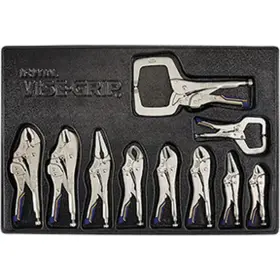 Vsg-irht82596 Irwin Vise-grip Irht82596 Fast Release 10-piece Locking Pliers Kit Brand New