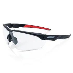 45001 Jackson Safety 43 1 Glasses - Hyperguard H-series Clear Lens Black