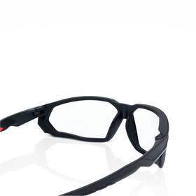 Jackson Safety 45101 Glasses - Hyperguard F-series Clear Lens Black Full Fr