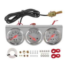 2wov Jdmspeed 2 Inch Triple Gauge Set - Oil Pressure Water Temp Volt Meter