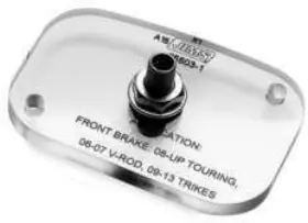 3850-0297 Jims 5507 Front Brake Bleeder Cap - 46-1257 Lid