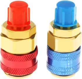 40720 Joywayus Low High R134a Ac Quick Connectors System Port Adapters 1/4-i Shape