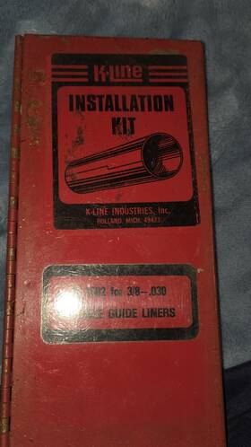K-line Kl1603 K-line Guide Liner Installation Kit Kl 1602