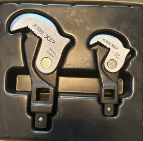 58403 K Tool International 2pc Spring Crowfoot Wrench Set Excellent