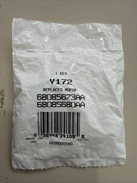 Kaba Ilco Y172 Emergency Key