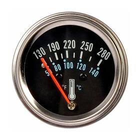 Karparts360 Alx-pau-rb-7-111-cl360a50 Engine Coolant Temperature Gauge Chrome Bezel Sensor