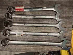 63140 Kd Tools 5-piece 12-point Sae Large Long Add On Combination Wrench Set New Usa