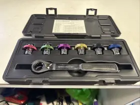 Kds3870 Kd Tools Gearwrench 3870d 7 Pc. 3/8 Inch Drive 6 Point Magnetic Oil Drain Plug Metric Socket