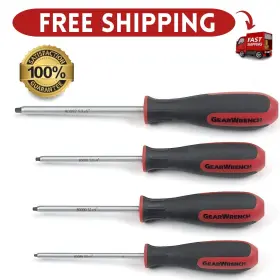 Kdt80065 Kd Tools 4 Piece Square Screwdriver Set Length 1-1/2 2-1/2 3 6 And 8