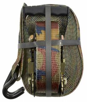Keeper 051643473720 4 Pack - Ratchet Tie Down Camo 2 Inch X 27 Ft. 47372
