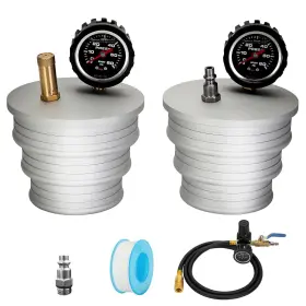 2603 Kelegaan 602835991739 Charge Air Cooler Cac Boost Leak Tester 3 Inch 3.5 4 6061 Aluminum End Caps