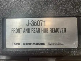J-36071 Kent-moore Tools Front And Rear Hub Remover Blue Point Mac Matco Proto