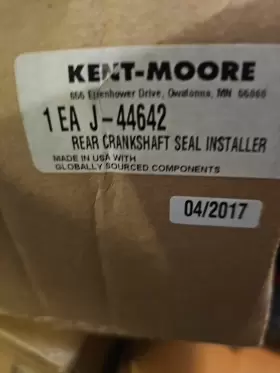 J-44642 Kent Moore Duamax 6.6l Rear Crankshaft Seal Installer