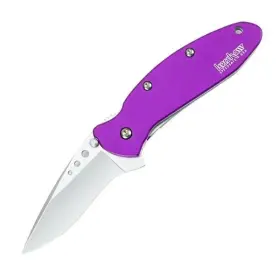 1620pur Kerskn Kershaw Scallion Purple Fold Knife Beadblast Steel Blade Assistopen/tiplock/clip