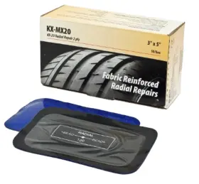 Kexkx-mx20 Kex Tire Repair Kx-mx20 Coi Mx Radial Patch 3 Inch X 5 75mm 125mm 10 Pcs