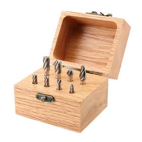 Knkut 843724012368 8 Piece Alumacut Carbide Burr Set With 1/4-inch Shanks