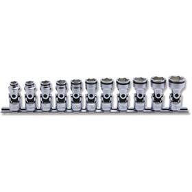 Ko-ken Usa Rs3441m/11 Ko-ken 3/8 Sq. Dr. Universal Nut Grip Socket Set 8mm-19mm - 11 Pieces