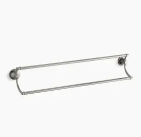 K-11413-bn Kohler Bancroft 24-inch Double Towel Bar Vibrant Brushed Nickel