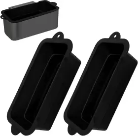 Sgcl-02 Koolstuffs Silicone Grease Cup Liners For Blackstone 36 28 22 17 Inch Griddle 2 Black