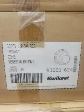 300cv-11p-6al-rcs Kwikset Cove Privacy Knob