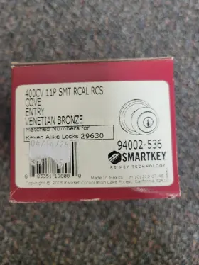 400cv-11p-smt-rcal-rcs Kwikset 400cv 11p Smt Rcal Rcs 94002-536 Cove Keyed Entry