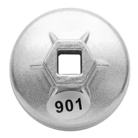 Jj210812-2073 Ldexin Model 901 Oil Filter Wrench 65mm 14 Flute Removal Cup Silver