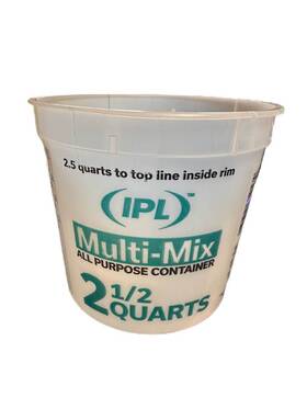 Leaktite 1044504 10 Leaktite/ipl Multi-miix All Purpose Container Bucket 2.5 Quarts Brand New