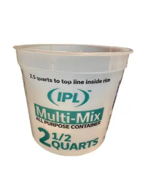 1044504 Leaktite 10 Leaktite/ipl Multi-miix All Purpose Container Bucket 2.5 Quarts Brand New