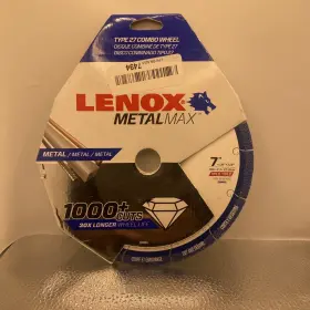 2044481 Lenox Tools Len0345 Metalmax Diamond Combo Cut And Grinding Wheel 7 Inch X 7/8