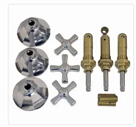 Lin111827 Liberty Pumps 111827 Lincoln Products 3 Vlv Tub And Shower Rebuild Kit Am Stan Nu-renu